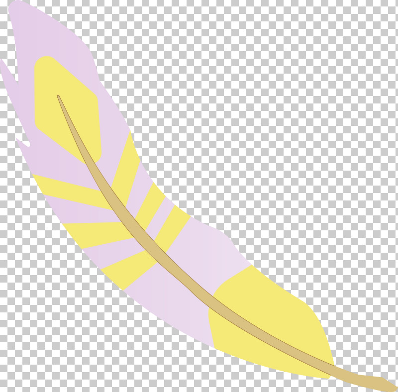 Yellow Line PNG, Clipart, Cartoon Feather, Line, Paint, Vintage Feather, Watercolor Free PNG Download