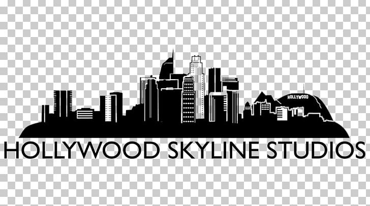 Hollywood Sign Downtown Los Angeles Skyline Wall Decal PNG, Clipart, Art, Black And White, Brand, California, City Free PNG Download