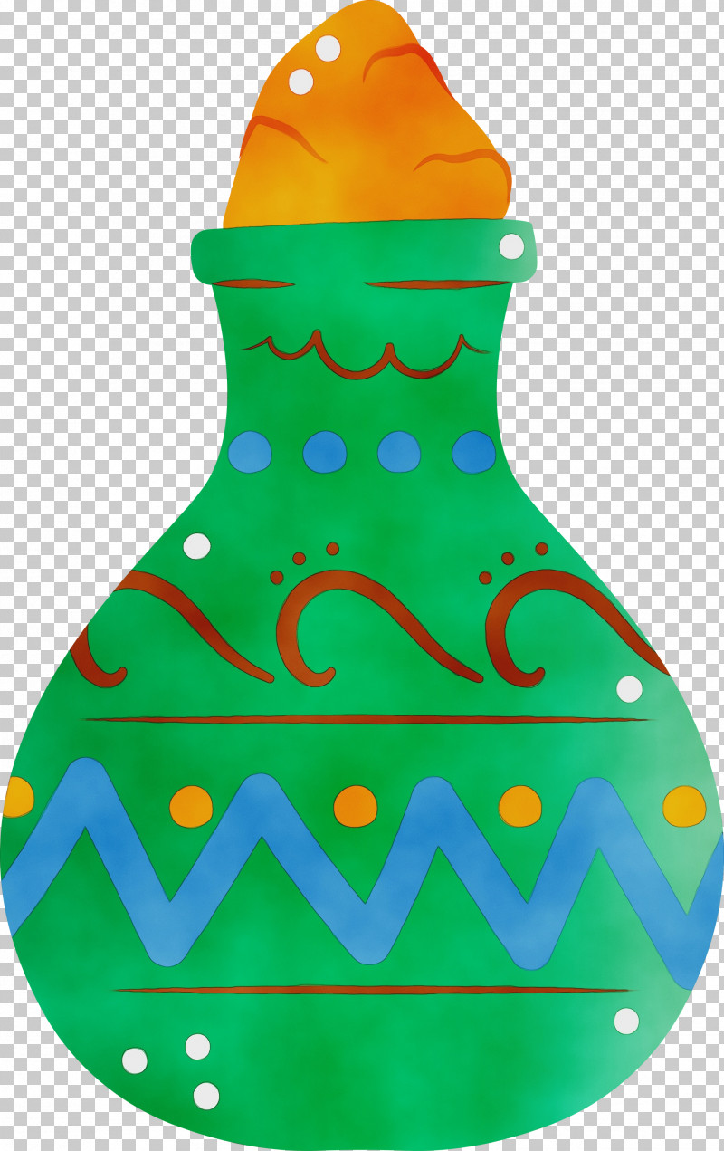 Christmas Ornament PNG, Clipart, Christmas Day, Christmas Ornament, Green, Indian Element, Paint Free PNG Download