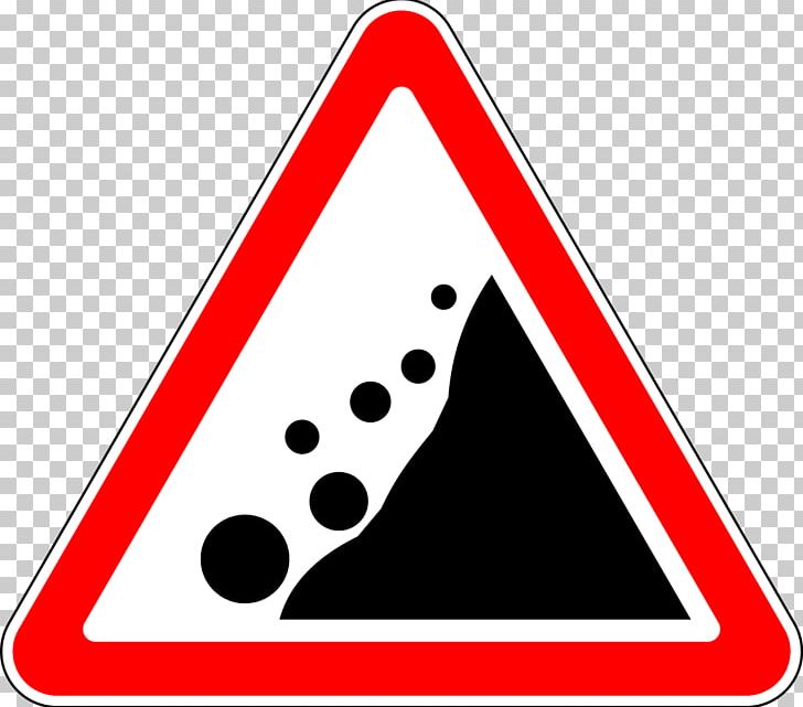 Rockfall Traffic Sign PNG, Clipart, Angle, Area, Driving, Landslide, Line Free PNG Download