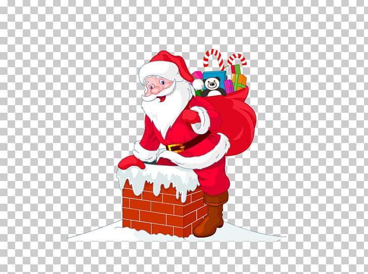 Santa Claus Gift PNG, Clipart, Chimney, Christmas, Christmas Decoration, Christmas Ornament, Christmas Stickers Free PNG Download