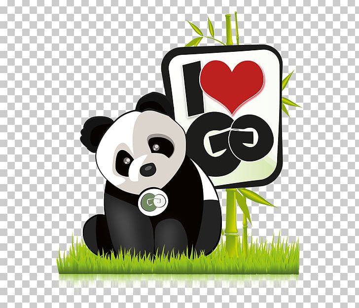 Giant Panda PNG, Clipart, Bear, Cartoon, Flower, Giant Panda, Grass Free PNG Download