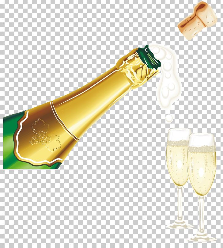 New Year Champagne With Glasses PNG, Clipart, Birthday, Bottle, Champagne, Champagne Glass, Christmas Free PNG Download