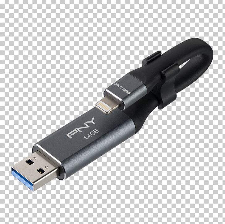 PNY Duo-Link USB Flash Drive PNG, Clipart, Adapter, Computer Component, Computer Data Storage, Data Storage Device, Electronic Device Free PNG Download