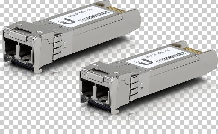 Small Form-factor Pluggable Transceiver Gigabit Interface Converter Multi-mode Optical Fiber 10 Gigabit Ethernet Single-mode Optical Fiber PNG, Clipart, Adapter, Electrical Connector, Electronic Device, Network Switch, Optical Fiber Free PNG Download