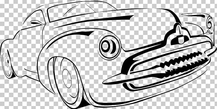 Car Drawing Line Art PNG, Clipart, Automotive Design, Automotive Exterior, Black And White, Car, Classic Car Free PNG Download