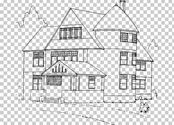 House Drawing PNG, Clipart, Angle, Architecture, Area, Artwork, Black Free PNG Download
