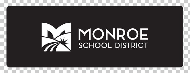 Monroe School District Logo Organization Brand PNG, Clipart, Background Color, Black, Black And White, Black M, Brand Free PNG Download