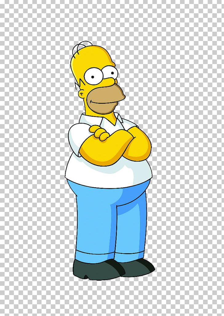 Homer Simpson Marge Simpson Grampa Simpson Bart Simpson Simpson Family PNG, Clipart, Area, Art, Beak, Bird, Cartoon Free PNG Download