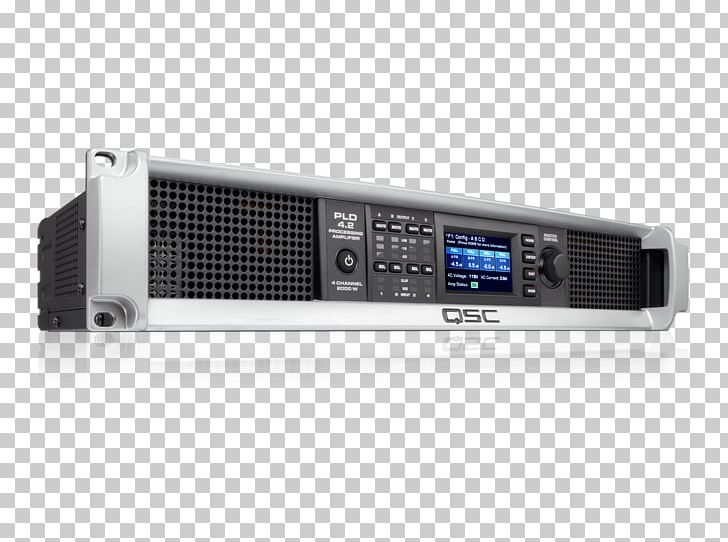 Audio Power Amplifier QSC PLD4.5 QSC PLD4.3 QSC Audio Products PNG, Clipart, Ampere, Computer Component, Digital Signal Processing, Electronic Device, Electronics Free PNG Download