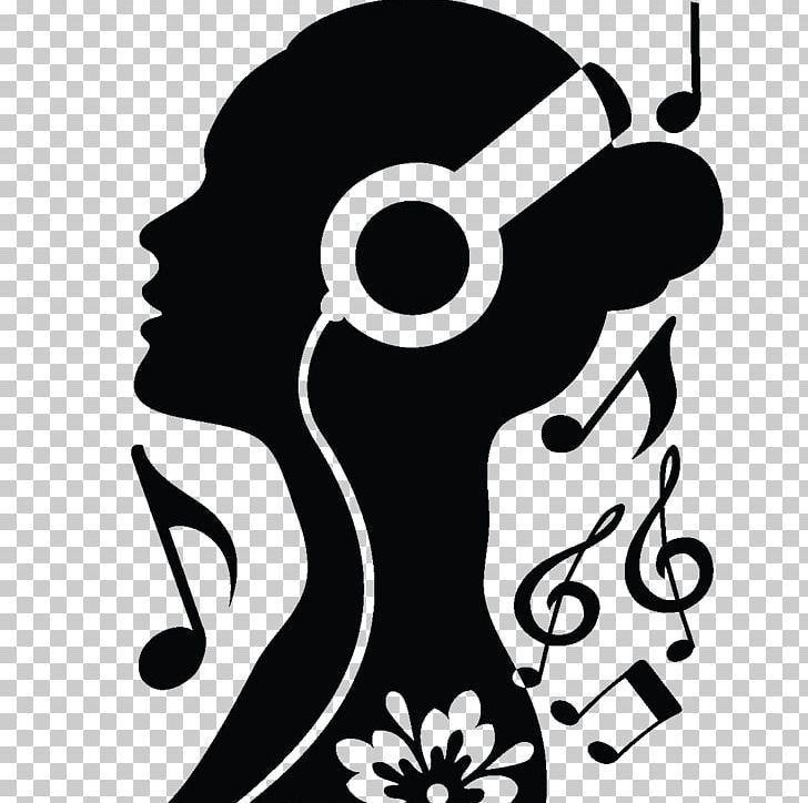 Music Sticker Visual Arts Disc Jockey PNG, Clipart, Art, Audio Signal, Black, Black And White, Brand Free PNG Download