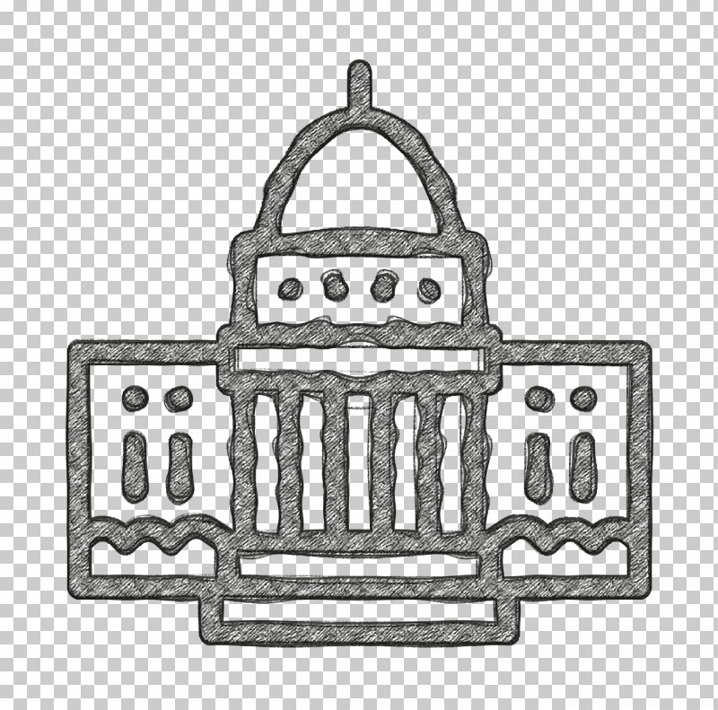 Landmarks And Monuments Icon White House Icon America Icon PNG, Clipart, America Icon, Angle, Black, Geometry, Landmarks And Monuments Icon Free PNG Download