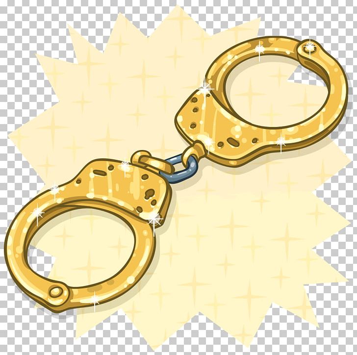 Golden Handcuffs Police Computer Icons Game PNG, Clipart, Body Jewelry, Brass, Card Game, Circle, Clothing Accessories Free PNG Download