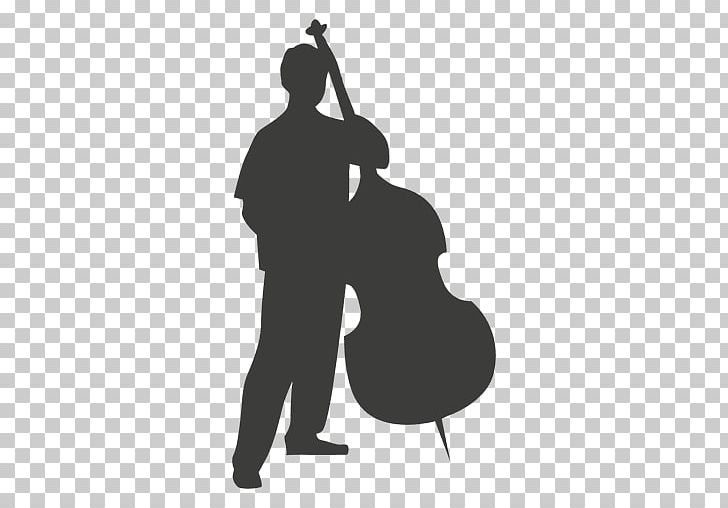 Silhouette Musician Bass Guitar Double Bass PNG, Clipart, Angle, Animals, Arm, Bass, Bass Guitar Free PNG Download