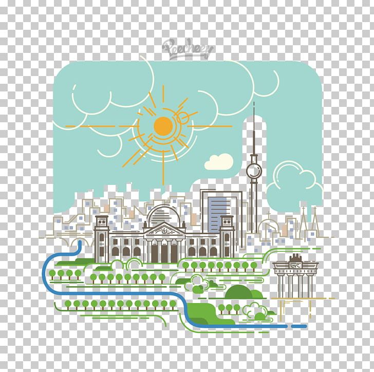 Berlin Skyline PNG, Clipart, Adobe Illustrator, Berlin, Brand, Building, City Vector Free PNG Download