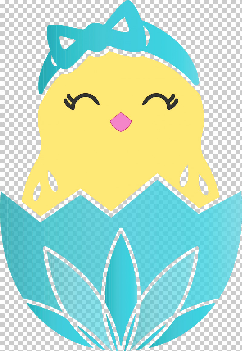 Aqua Turquoise Cartoon Smile Turquoise PNG, Clipart, Adorable Chick, Aqua, Cartoon, Chick In Eggshell, Easter Day Free PNG Download