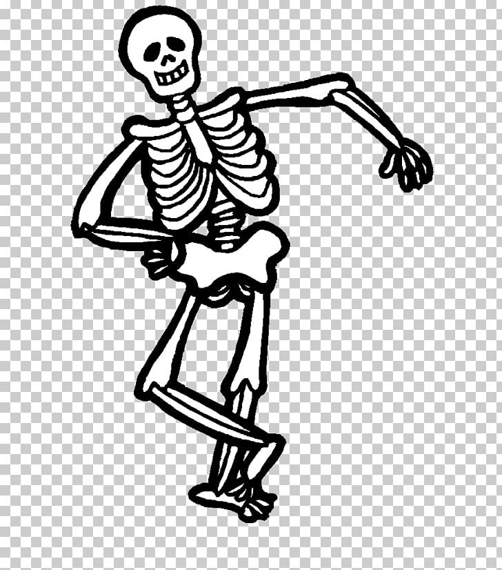 Halloween Human Skeleton Skull PNG, Clipart, Arm, Art, Artwork, Black And White, Fictional Character Free PNG Download