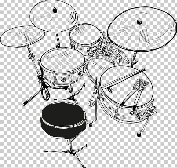 Bass Drums Timbales Snare Drums Tom-Toms PNG, Clipart, Cymbal, Drum, Furniture, Monochrome, Music Free PNG Download