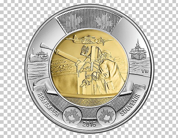 Canada In Flanders Fields Battle Of The Atlantic Toonie Australian Two-dollar Coin PNG, Clipart, Battle Of The Atlantic, Canada, Canadian Dollar, Cash, Coin Free PNG Download
