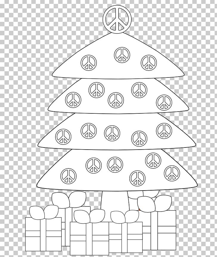 Christmas Tree Point Triangle Line Art PNG, Clipart, Angle, Area, Black And White, Christmas, Christmas Decoration Free PNG Download