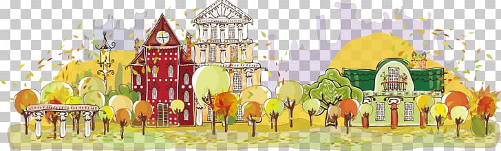 Cartoon Autumn Illustration PNG, Clipart, Autumnal, Autumn Background, Autumn Leaf, Autumn Tree, Autumn Vector Free PNG Download