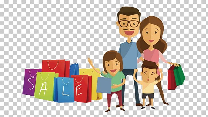 Family Shopping Child PNG, Clipart, Art, Cartoon, Christmas Decoration, Color, Decorative Free PNG Download