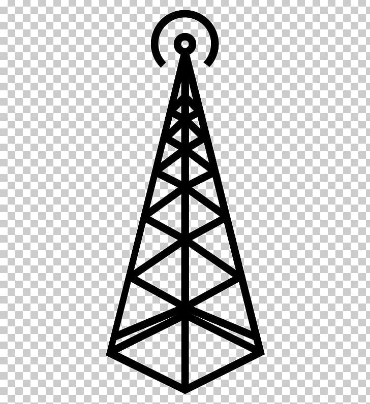 Telecommunications Tower Aerials Radio Cell Site PNG, Clipart, Aerials, Angle, Area, Black And White, Cell Site Free PNG Download