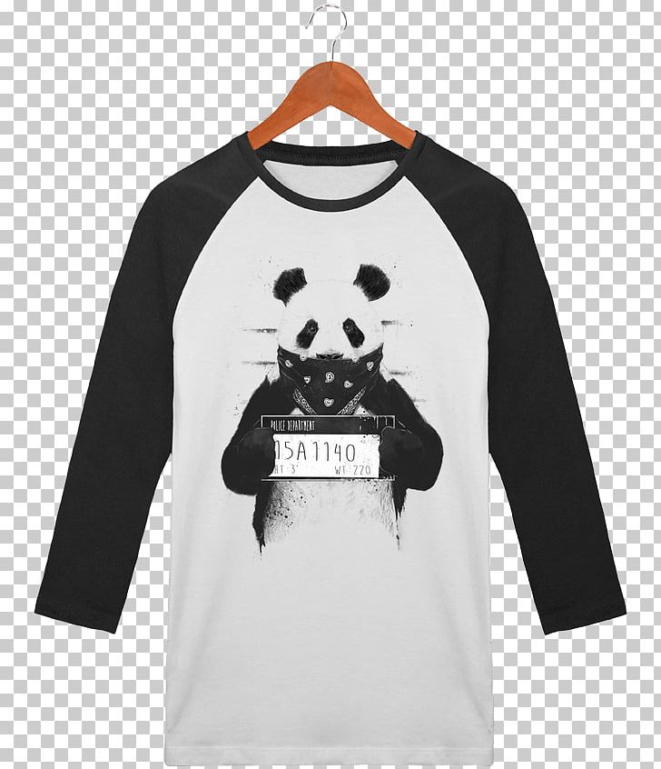 T-shirt Paper Giant Panda Printing Clothing PNG, Clipart, Art, Black, Brand, Clothing, Decal Free PNG Download