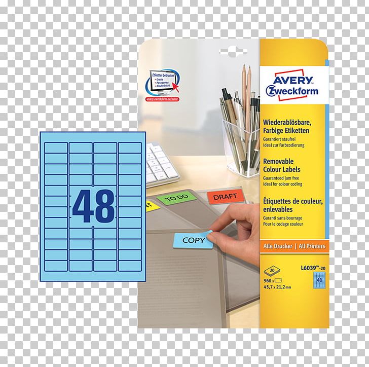 Paper Label Avery Zweckform Avery Dennison Ring Binder PNG, Clipart, Avery Dennison, Avery Zweckform, Blue, Brand, Household Cleaning Supply Free PNG Download