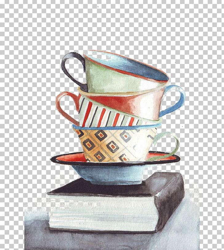 Coffee Cup Still Life Tea Watercolor Painting PNG, Clipart, Art, Book, Ceramic, Coffee, Coffee Cup Free PNG Download