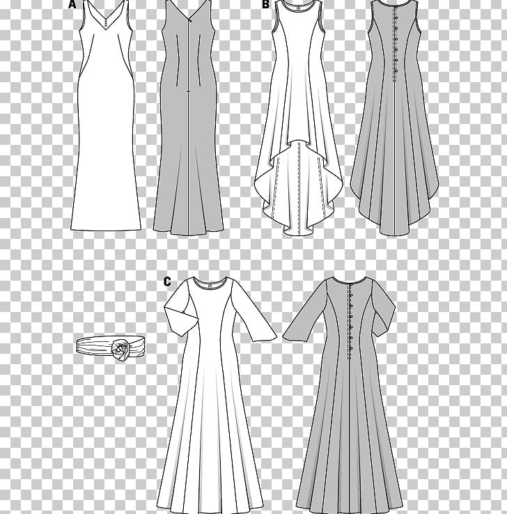 Burda Style Dress Evening Gown Sewing Pattern PNG, Clipart, Abdomen, Arm, Artwork, Ball Gown, Black Free PNG Download