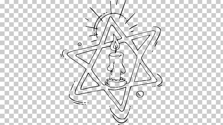 Coloring Book Star Of David Jewish People Menorah Hanukkah PNG, Clipart, Angle, Area, Art, Artwork, Black And White Free PNG Download