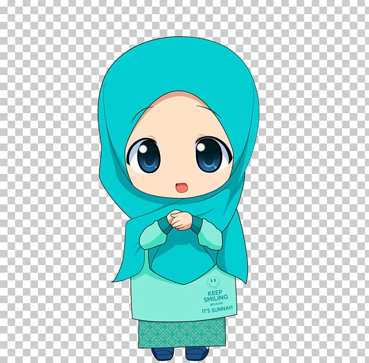 Islam Muslim Chibi Drawing PNG, Clipart, Art, Blue, Call, Cartoon, Cheek Free PNG Download