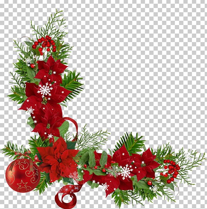 Christmas Decoration Flower PNG, Clipart, Christmas Card, Christmas Decoration, Christmas Ornament, Conifer, Cut Flowers Free PNG Download