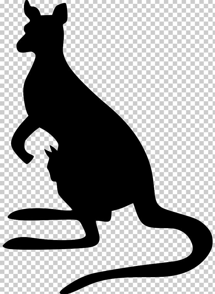 Kangaroo Silhouette Cat PNG, Clipart, Animals, Black, Carnivoran, Cat, Cat Like Mammal Free PNG Download