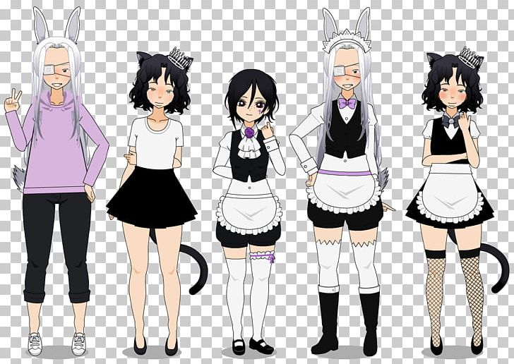 Maid Uniform Clothing PNG, Clipart, Anime, Art, Artist, Black Hair, Cartoon Free PNG Download
