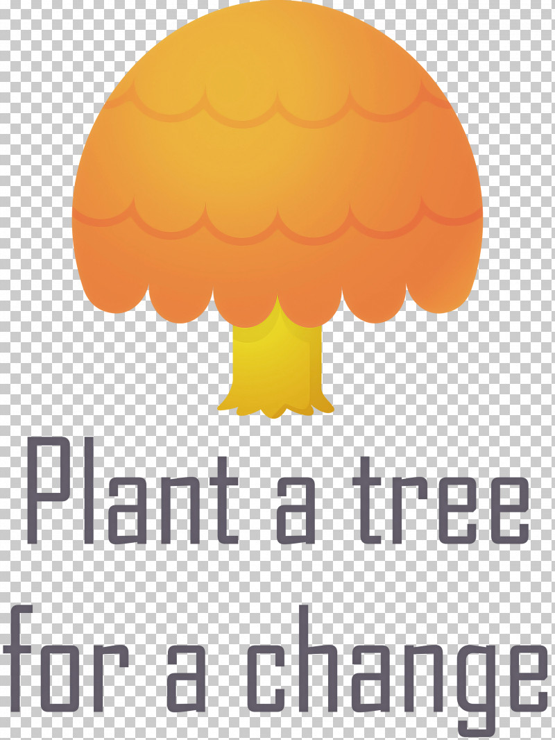 Plant A Tree For A Change Arbor Day PNG, Clipart, Arbor Day, Logo, Meter, Yellow Free PNG Download