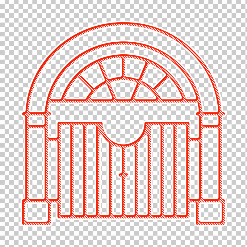 Big Gate Icon City Places Icon Mansion Icon PNG, Clipart, Atlantico, Building, City Places Icon, Fence, Gate Free PNG Download