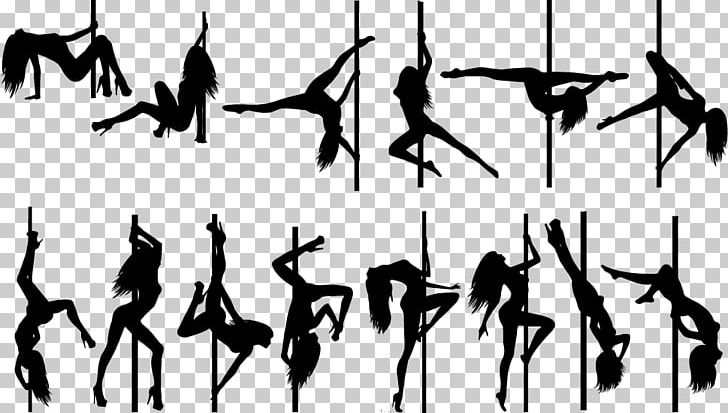 Pole Dance Silhouette PNG, Clipart, Animals, Art, Black And White, City Silhouette, Dancing Free PNG Download