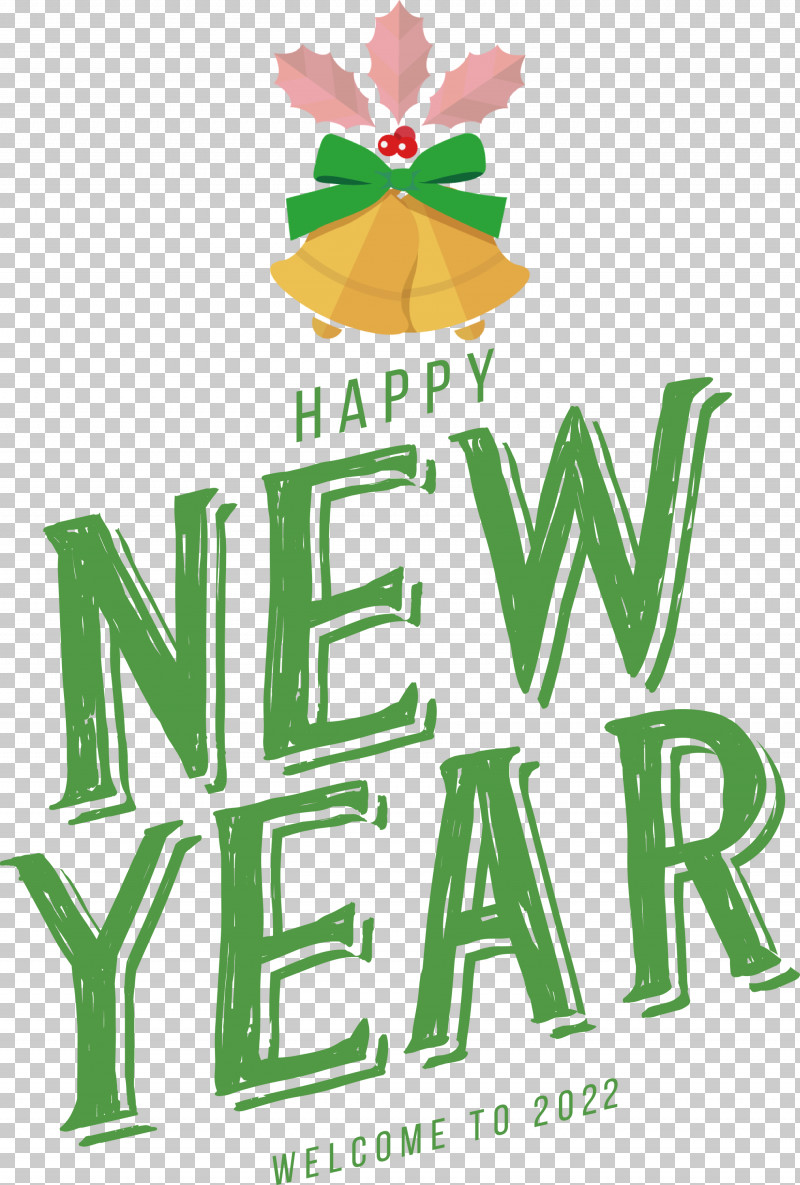 Happy New Year 2022 2022 New Year 2022 PNG, Clipart, Biology, Christmas Day, Christmas Tree, Green, Leaf Free PNG Download