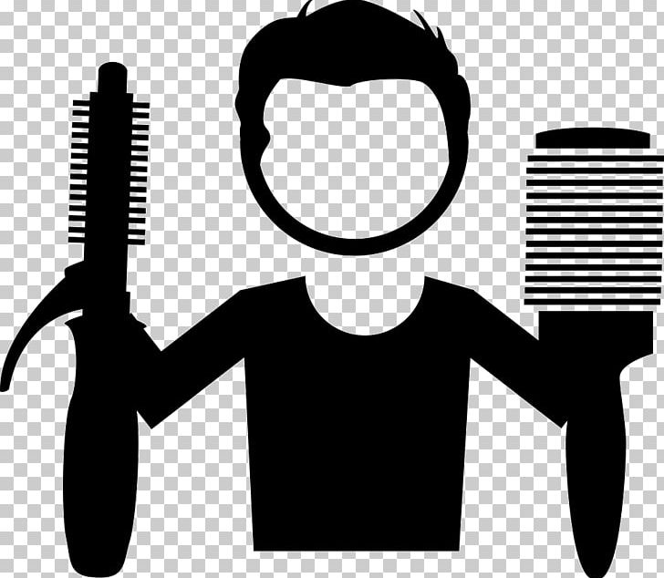 Comb Cosmetologist Barber Computer Icons Hair PNG, Clipart, Barber, Beauty Parlour, Black And White, Brand, Comb Free PNG Download