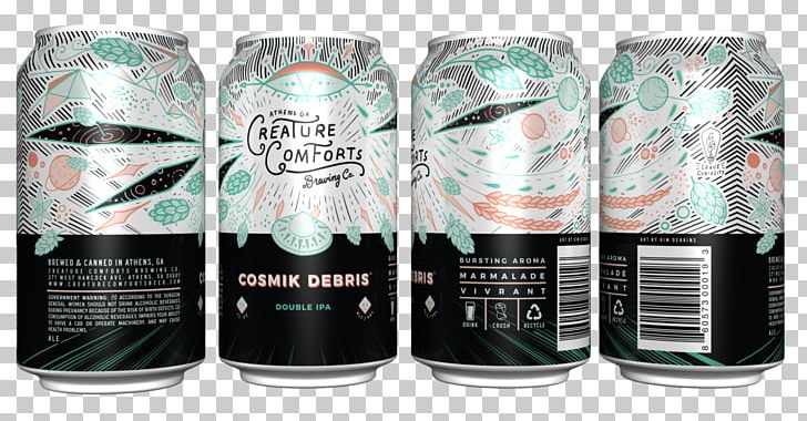 Beer India Pale Ale Athens Creature Comforts Brewing Co. Cosmik Debris PNG, Clipart, Alcohol By Volume, Aluminum Can, Athens, Beer, Beer Brewing Grains Malts Free PNG Download