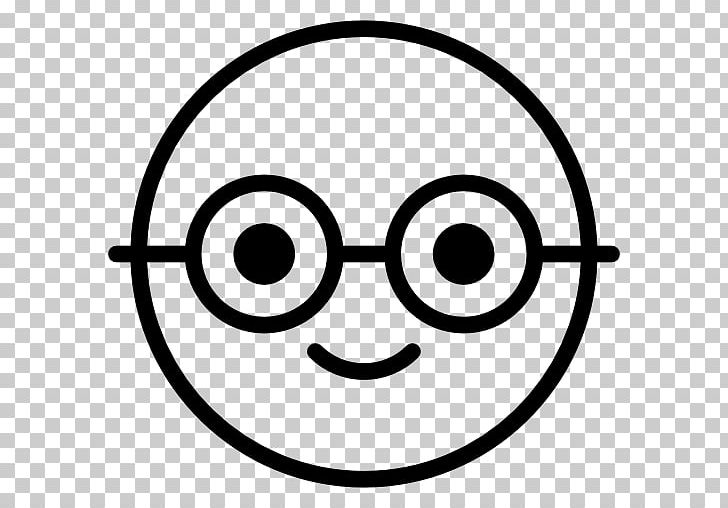 Computer Icons Emoticon Smiley Nerd PNG, Clipart, Area, Black, Black And White, Circle, Computer Icons Free PNG Download
