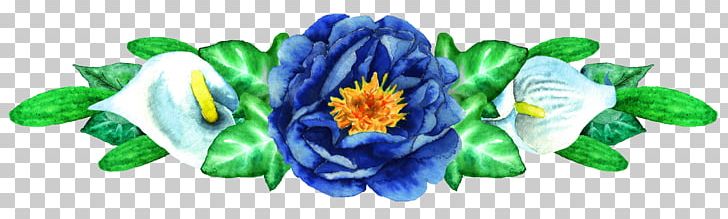 Blue Flower Watercolor Painting PNG, Clipart, Blue, Blue Rose, Cut Flowers, Download, Flower Free PNG Download