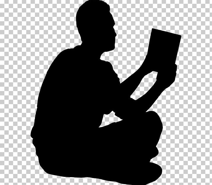 Book Silhouette Reading PNG, Clipart, Black And White, Book, Book Discussion Club, Download, Drawing Free PNG Download