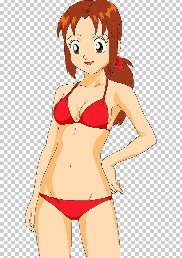 Bikini Genki Sakura Monster Rancher Anime Thong PNG, Clipart, Abdomen, Active Undergarment, Arm, Cartoon, Fictional Character Free PNG Download