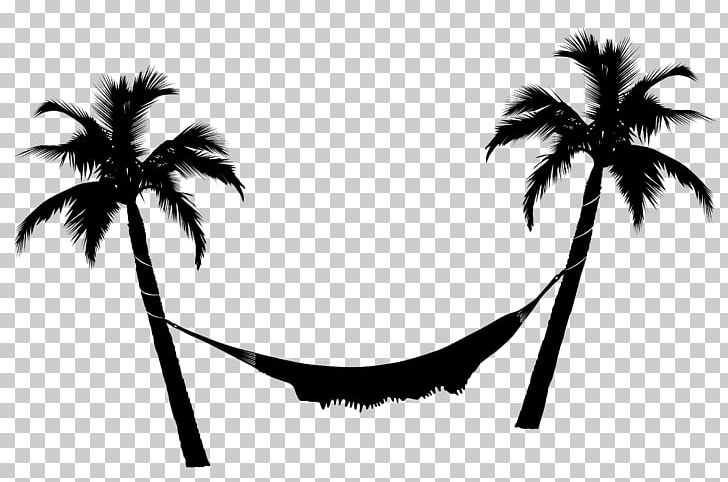 Hammock Arecaceae Coconut PNG, Clipart, Arecales, Black And White, Branch, Coconut, Coconut Tree Free PNG Download