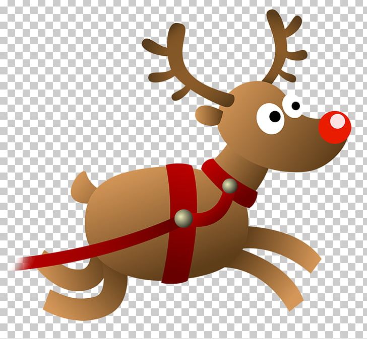 Reindeer Santa Claus Christmas PNG, Clipart, Antler, Cartoon, Christmas, Christmas Decoration, Christmas Eve Free PNG Download