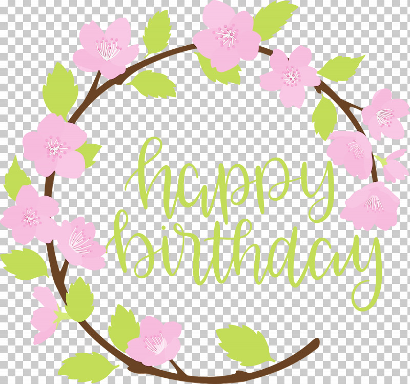 Floral Design PNG, Clipart, Biology, Birthday, Cherry, Cherry Blossom, Floral Design Free PNG Download