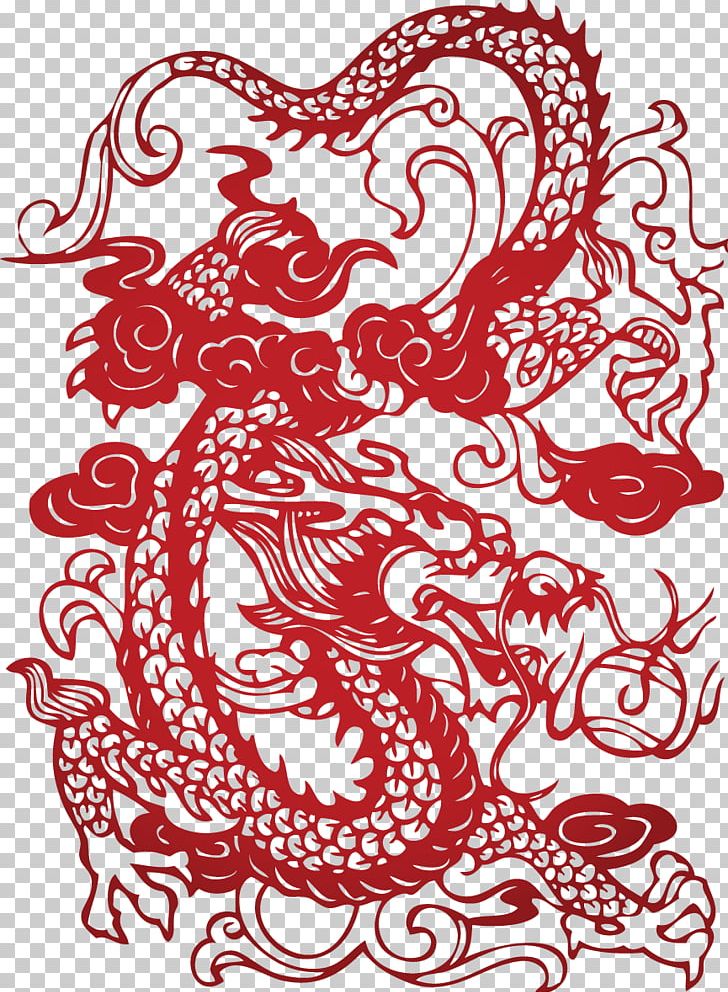 China T-shirt Dragon Illustration PNG, Clipart, Art, Artwork, Cartoon Cloud, Chinese Paper Cutting, Chinese Style Free PNG Download